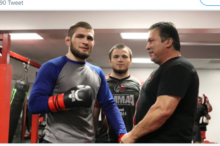 Saat Semprotan Pelatih Bikin Khabib Nurmagomedov Muda Langsung Kicep